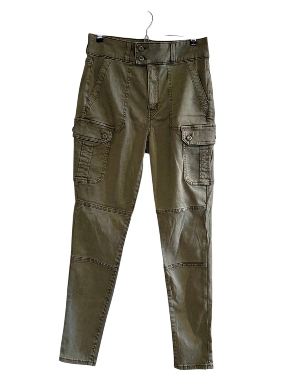 AEO Olive Green Cargo Jeggings